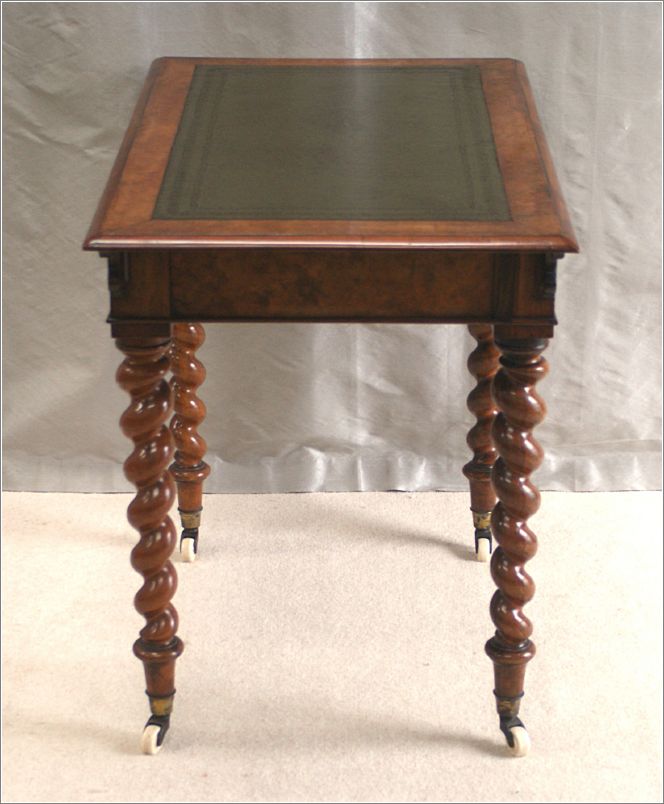 3004 Antique Walnut Writing Table By Edwards & Roberts (3)